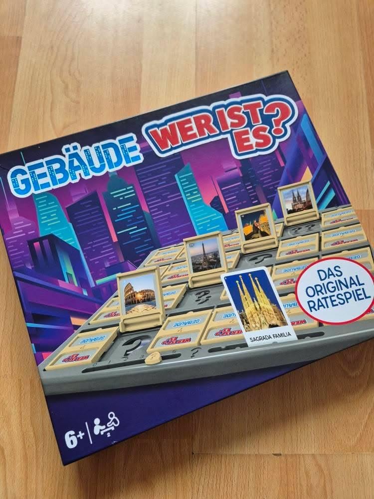 Winning Moves Wer ist es? Gebäude Edition Ratespiel 2 Spieler