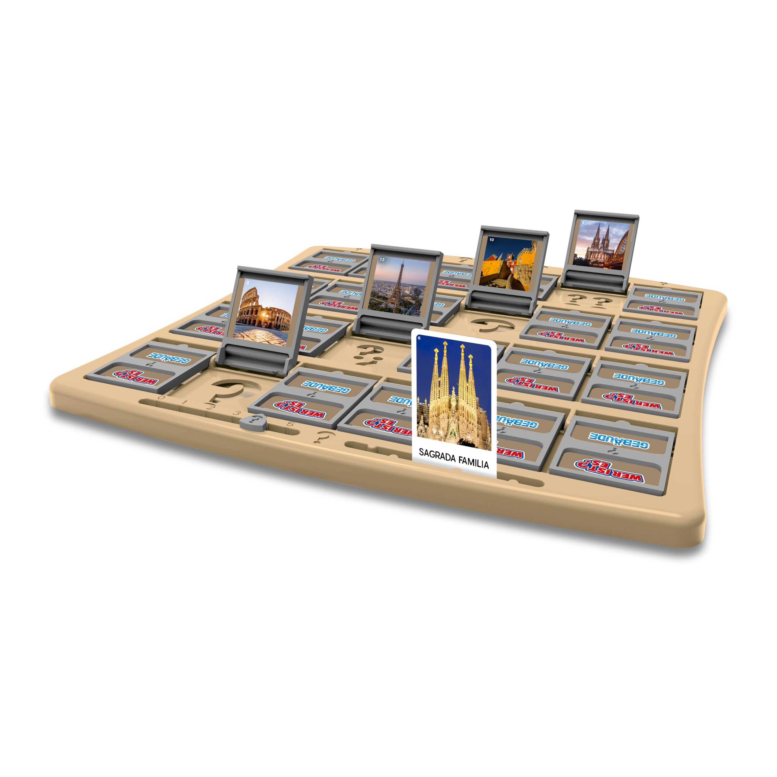 Winning Moves Wer ist es? Gebäude Edition Ratespiel 2 Spieler