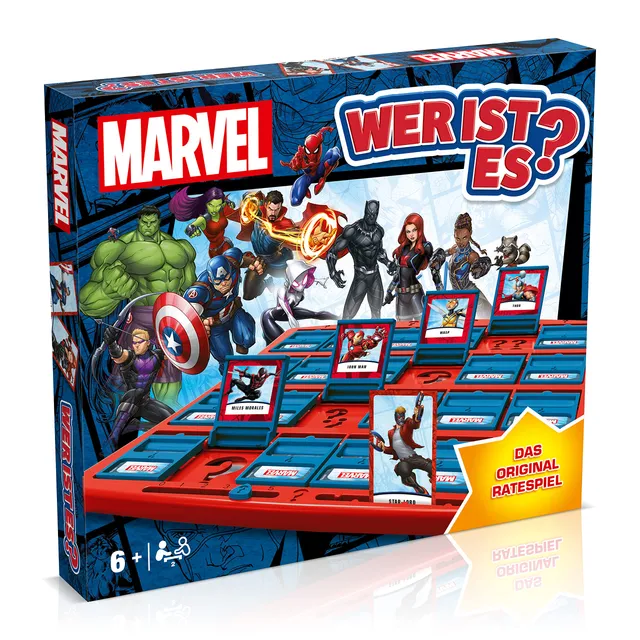 Winning Moves Wer ist es? Marvel Edition Brettspiel 2 Spieler Ratespiel