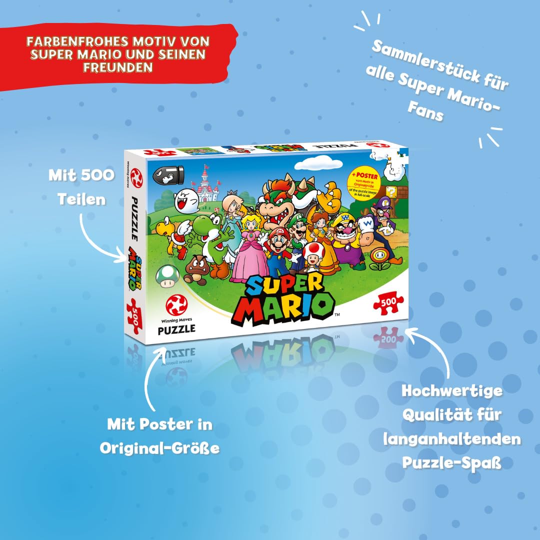 Winning Moves Puzzle Super Mario and Friends 500 Teile ab 10