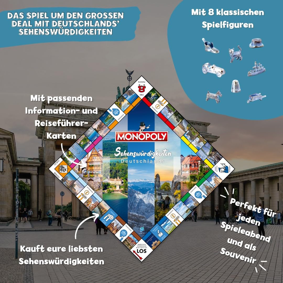Winning Moves Monopoly Sehenswürdigkeiten Brettspiel Deutsch