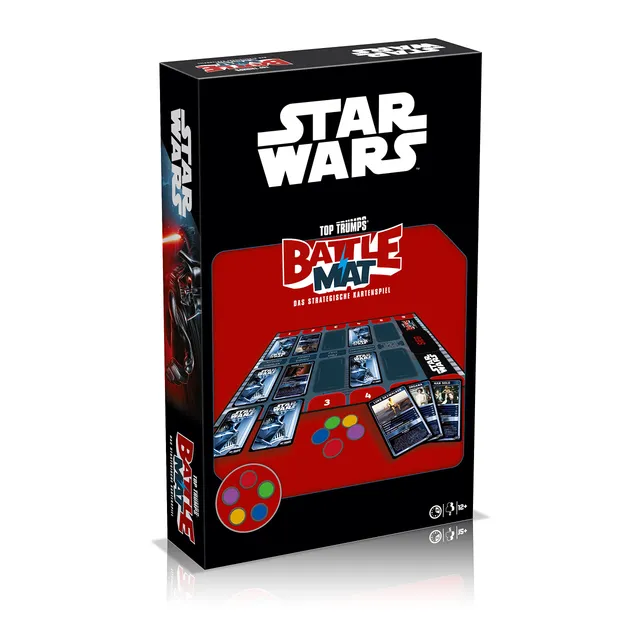 Winning Moves TOP TRUMPS Battle Mat Star Wars Brettspiel Skywalker Saga