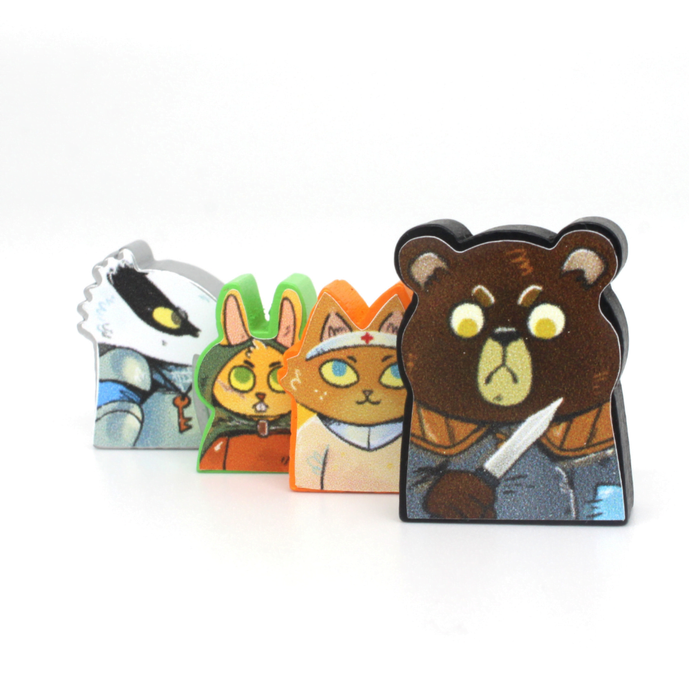 Meeple Sticker Root Marauders Sticker Set Fraktionen