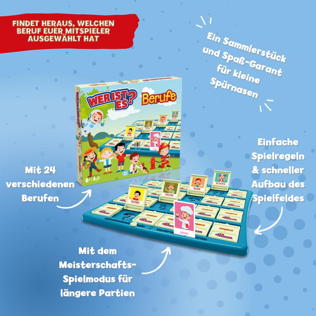 Winning Moves Wer ist es? Berufe Brettspiel Deutsch ab 6 Jahren