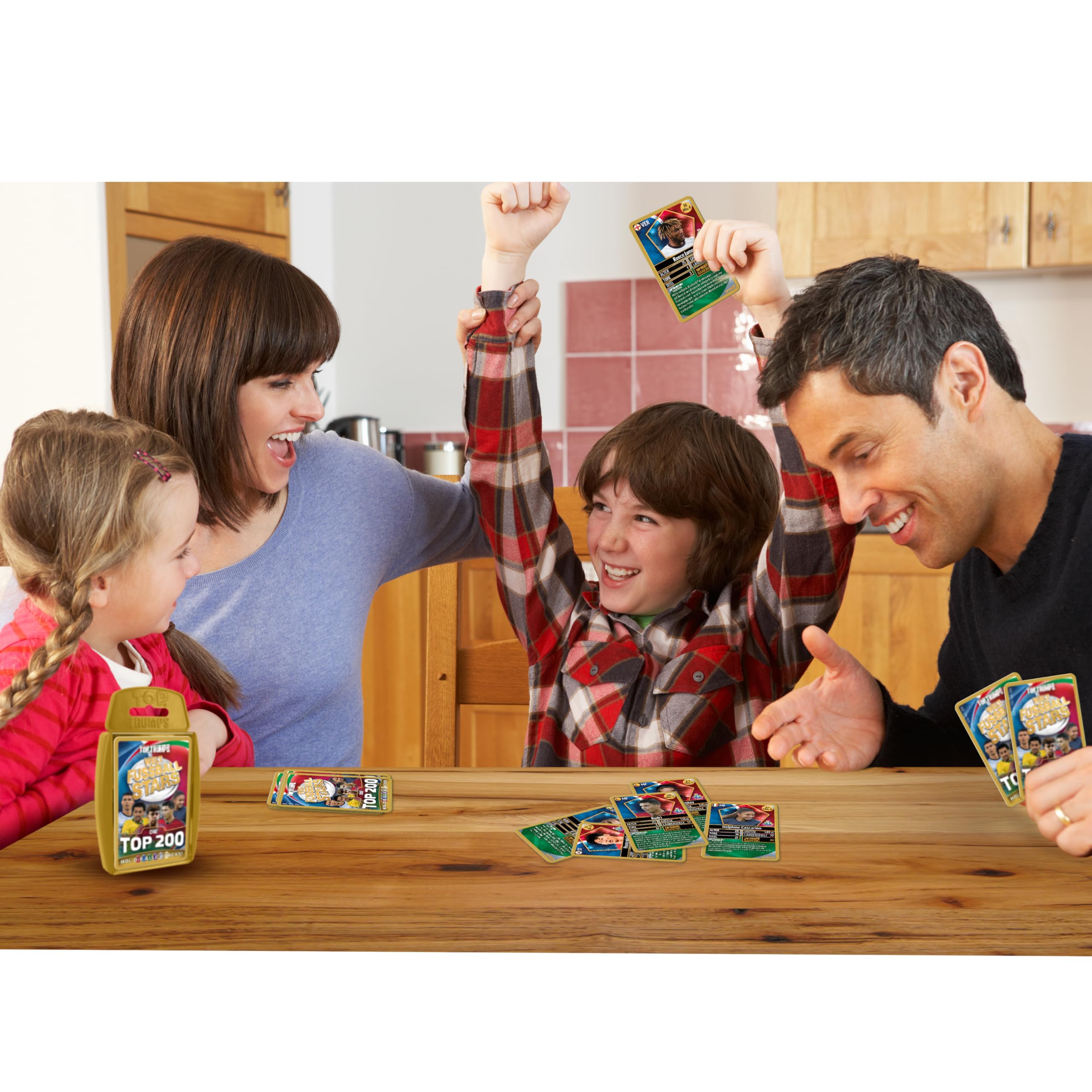 Winning Moves Top Trumps Weltfussballstars Kartenspiel Pack 6