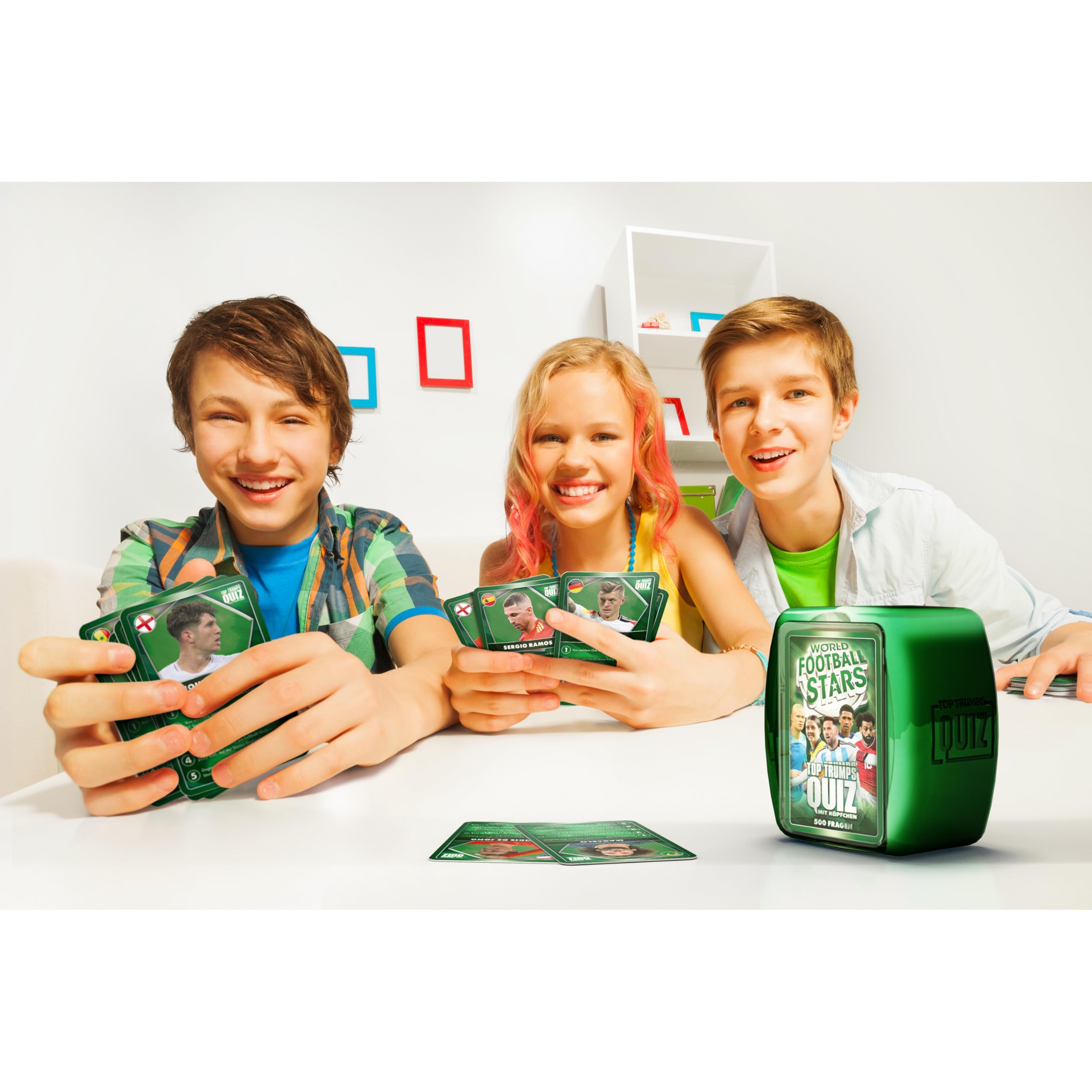 Top Trumps Quiz Weltfussballstars Kartenspiel 100 Karten ab 8 J.