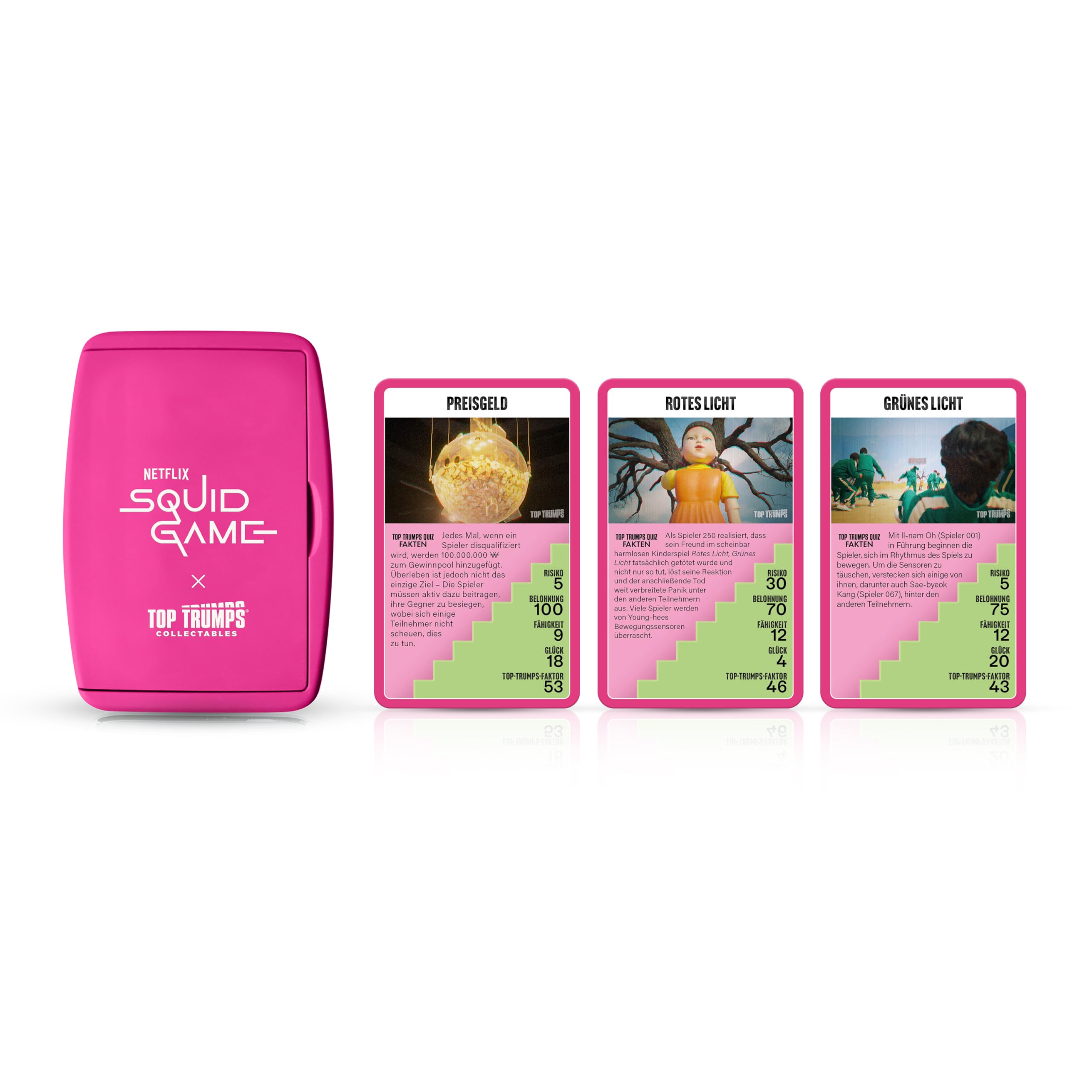 Top Trumps Collectables Squid Game Quartett 30 Karten
