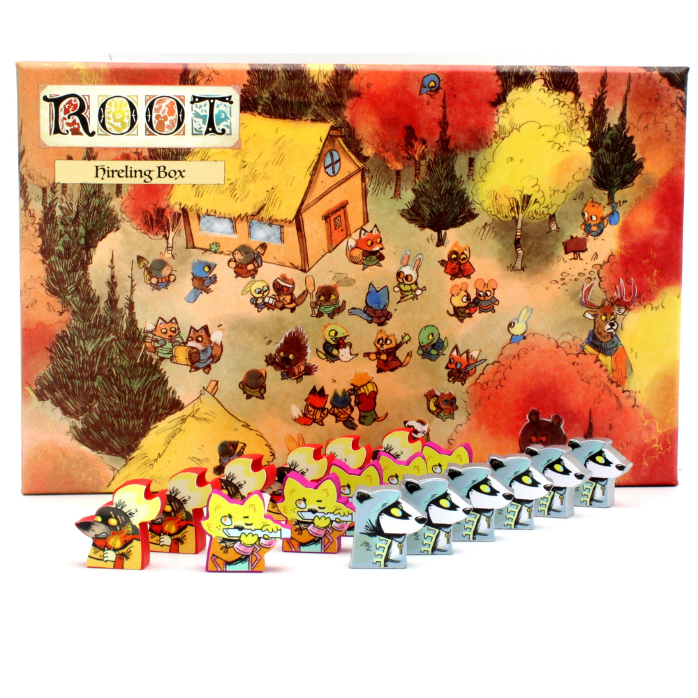 Meeple Sticker Root Marauder Hirelings Sticker Set Aufkleber