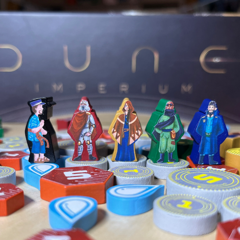 Meeple Sticker Stickers Dune Imperium Sticker-Set doppelseitig