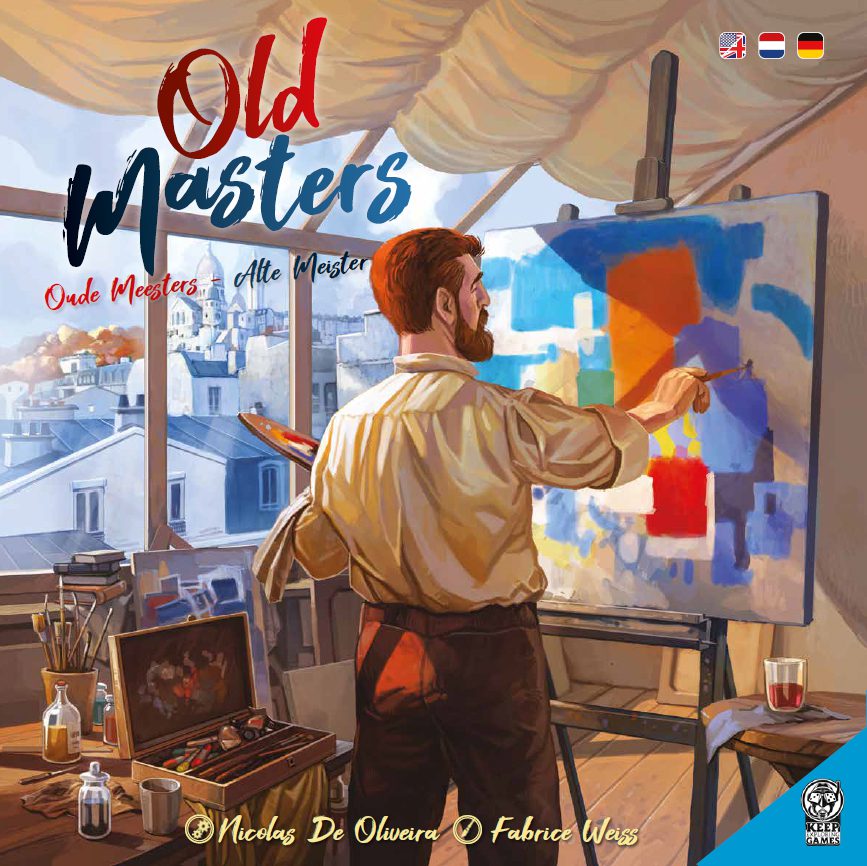 Keep Exploring Games Old Masters Brettspiel 2-4 Spieler Worker Placement