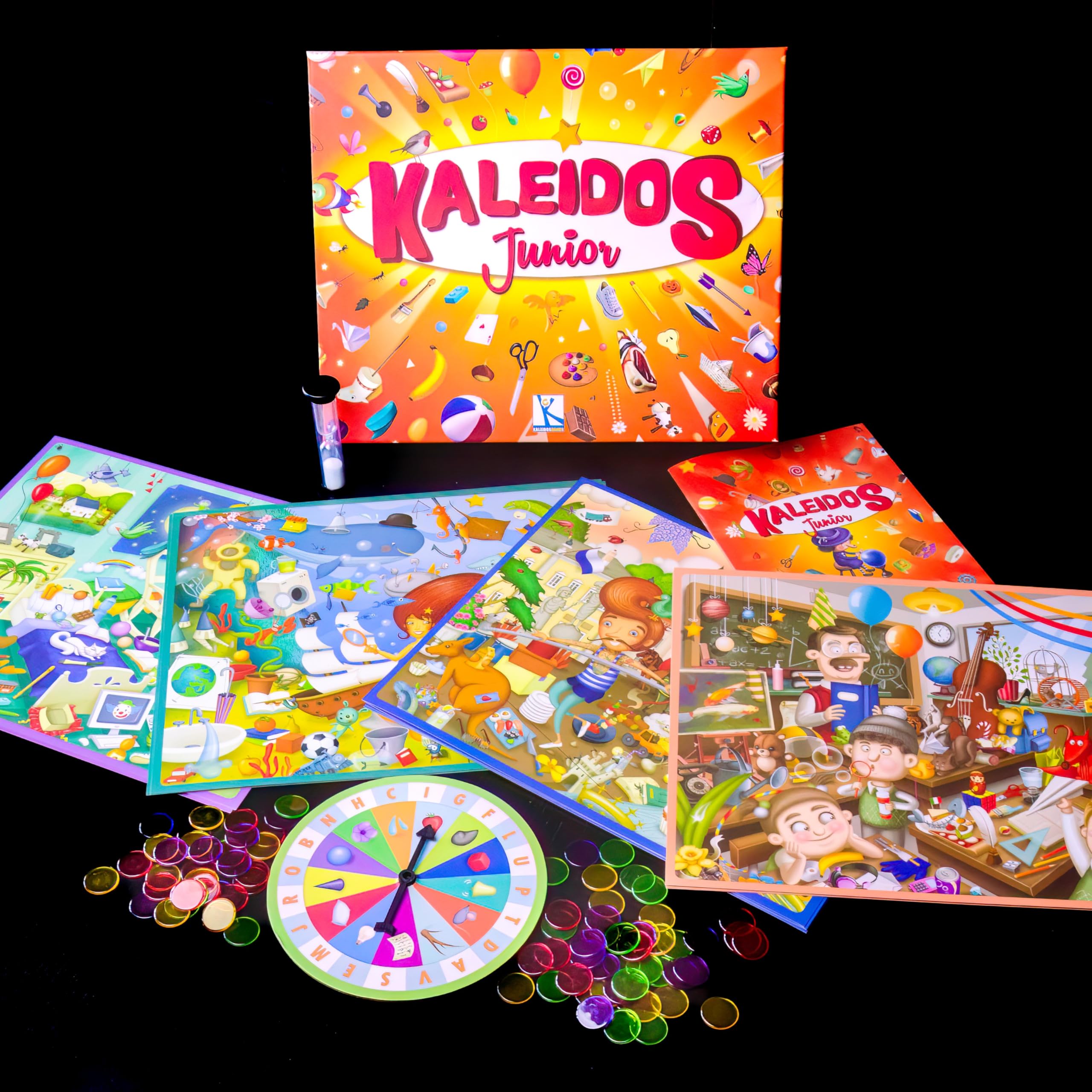 KaleidosGames Kaleidos Junior Suchspiel Brettspiel Kinder