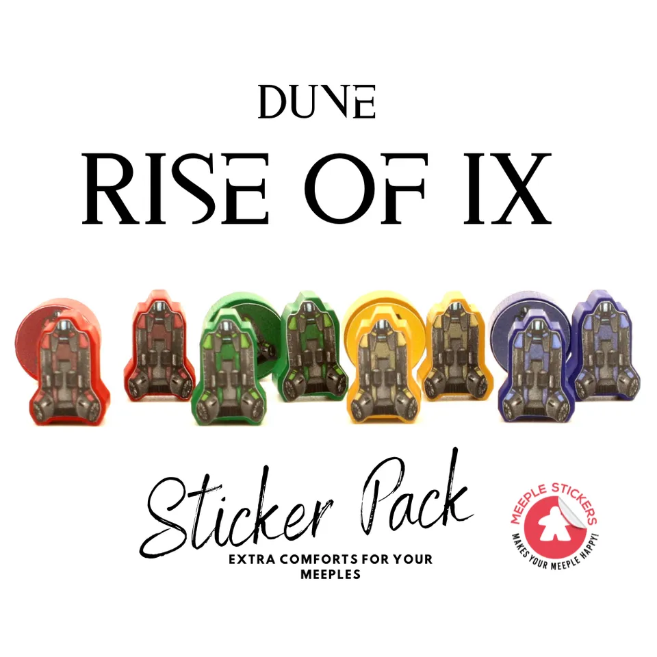 Meeple Sticker Dune Rise of IX Sticker Set Meeple Aufkleber