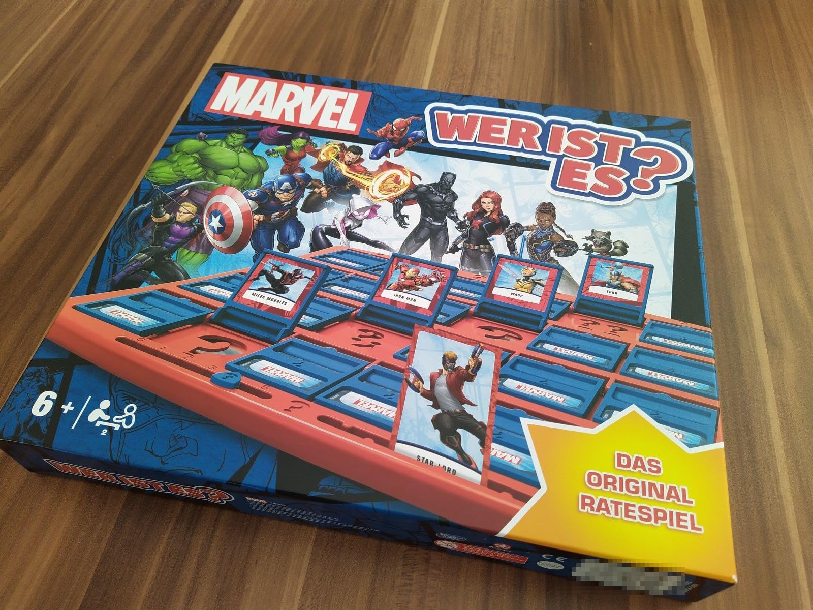 Winning Moves Wer ist es? Marvel Edition Brettspiel 2 Spieler Ratespiel