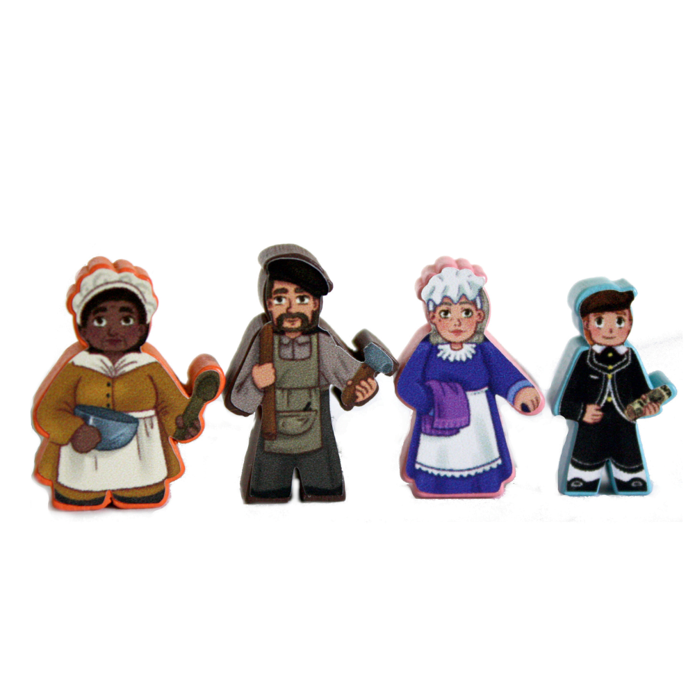 Meeple Sticker Obsession Upstairs Downstairs Sticker Set