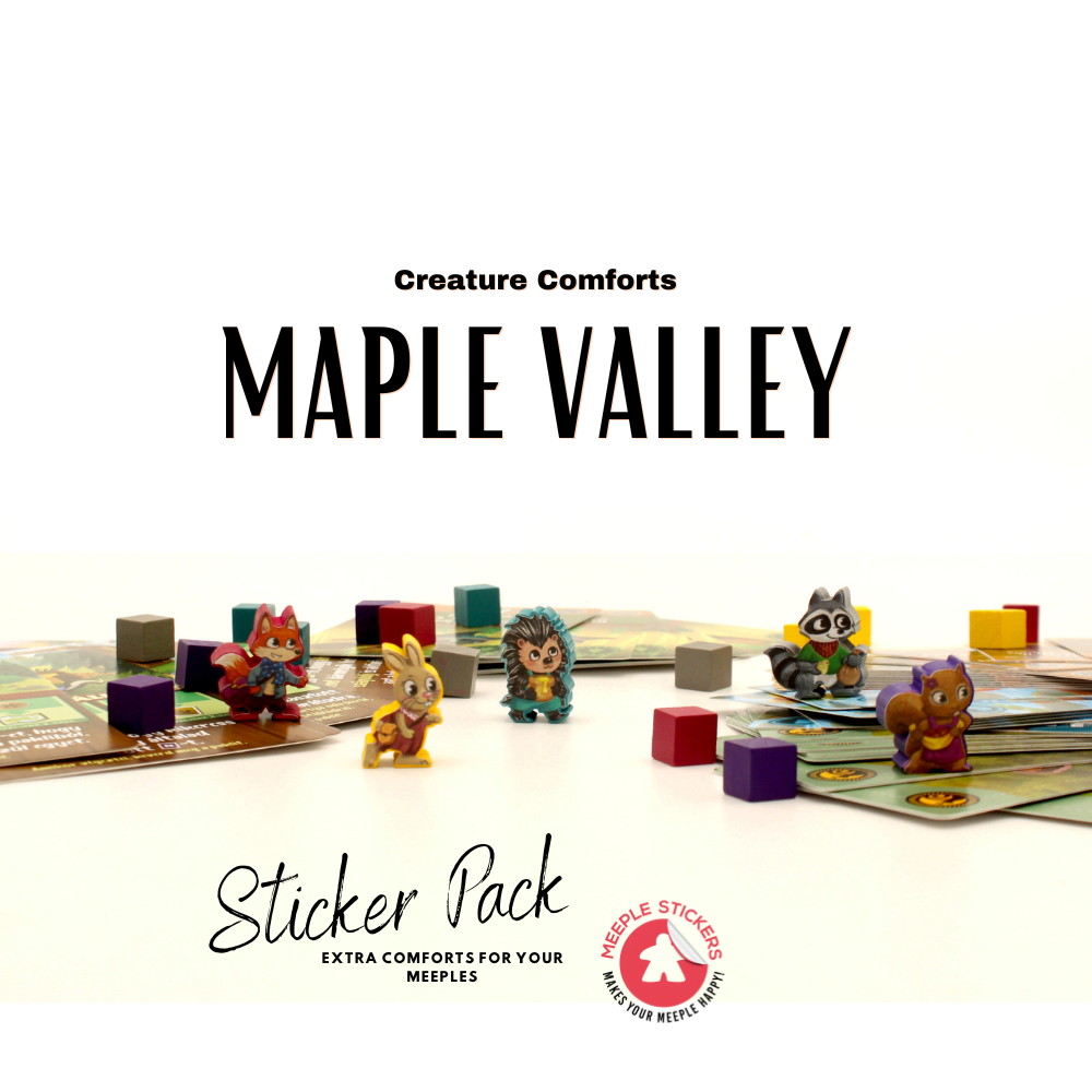 Meeple Sticker Stickers Maple Valley Sticker-Set Tiermotive