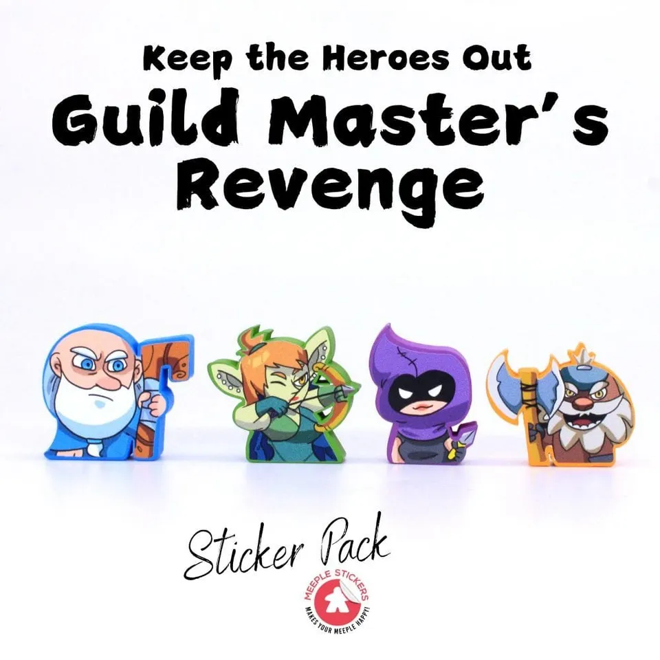 Meeple Stickers Guild Master´s Revenge Sticker Set Erweiterung
