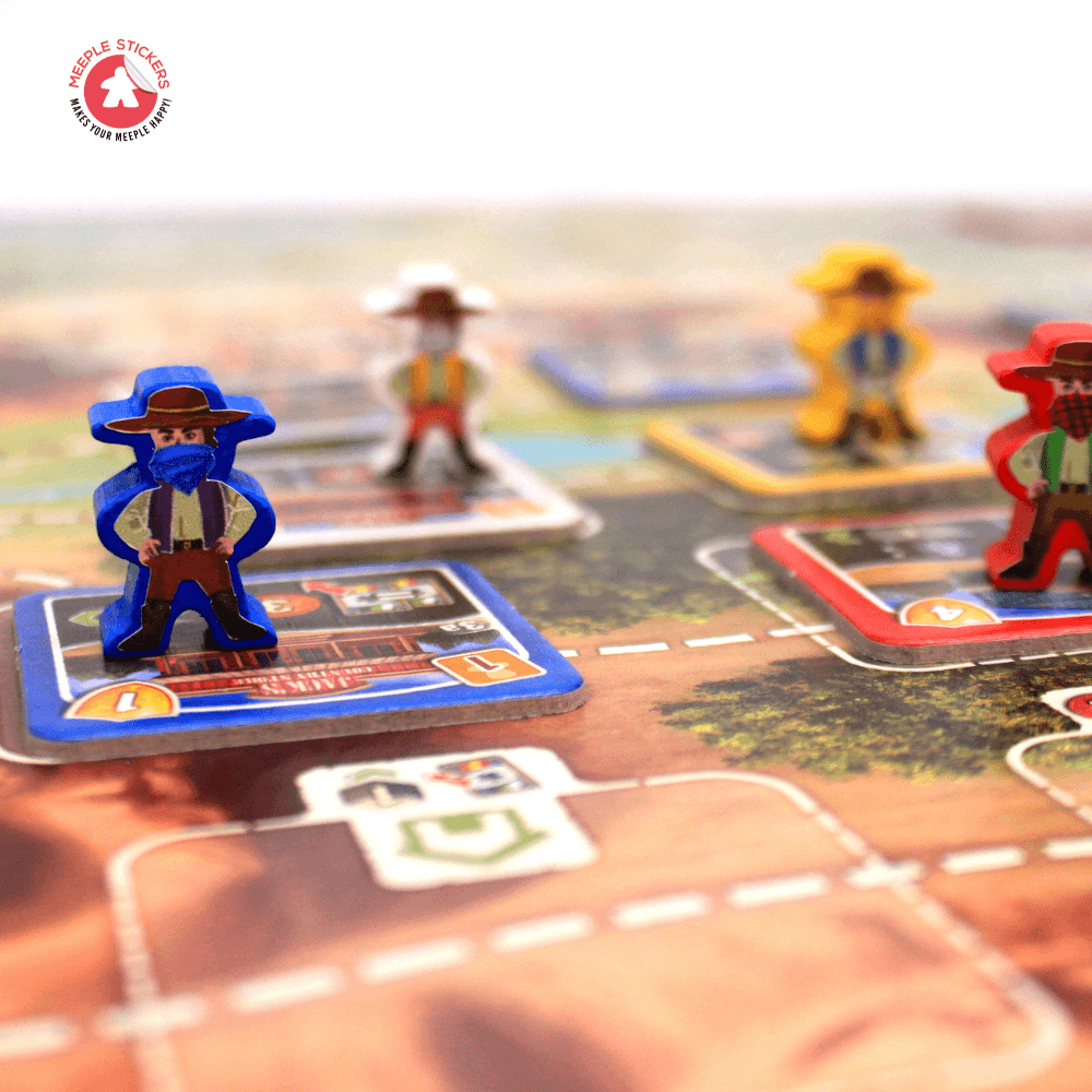 Meeple Sticker Great Western Trail 1st Edition Sticker Set 1. Auflage