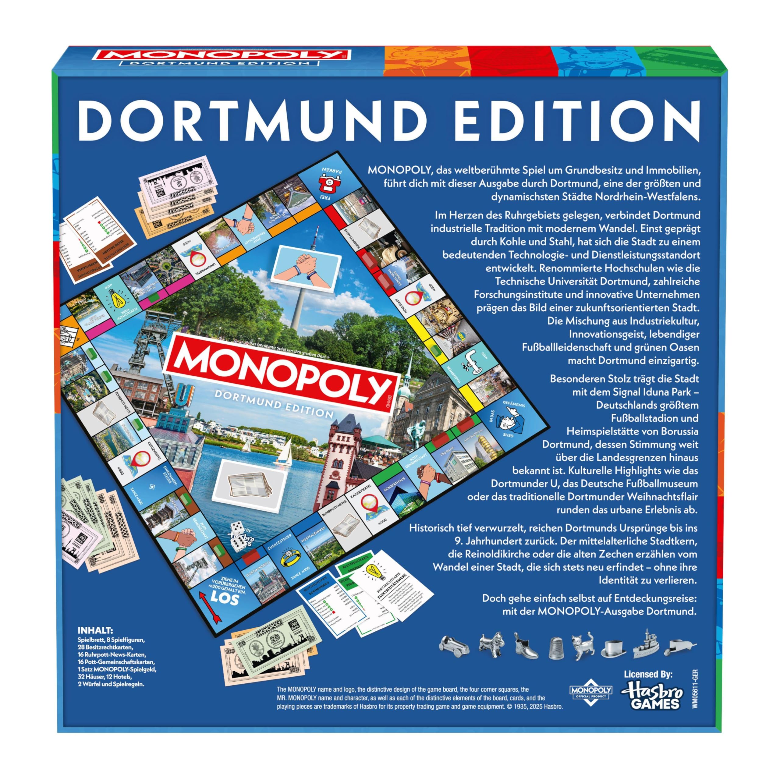 Winning Moves Monopoly Dortmund Brettspiel 2-6 Spieler Deutsch