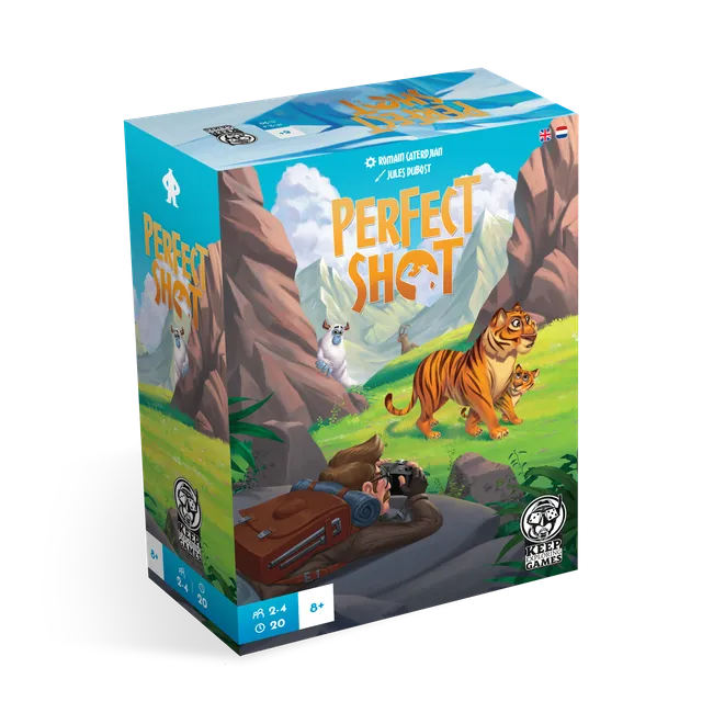 Keep Exploring Games Perfect Shot Brettspiel Tier-Fotosafari