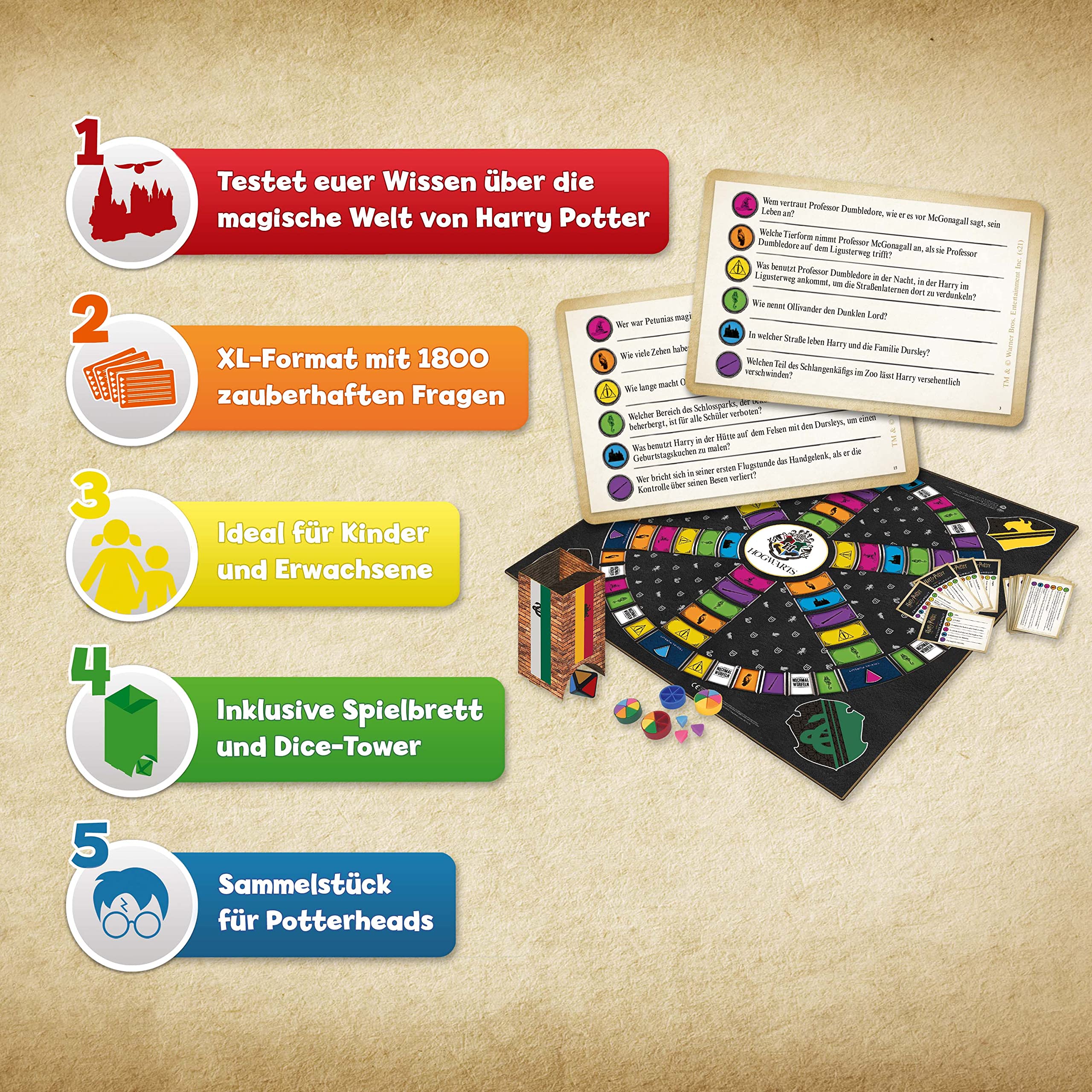 Winning Moves Trivial Pursuit Harry Potter XL Quizspiel