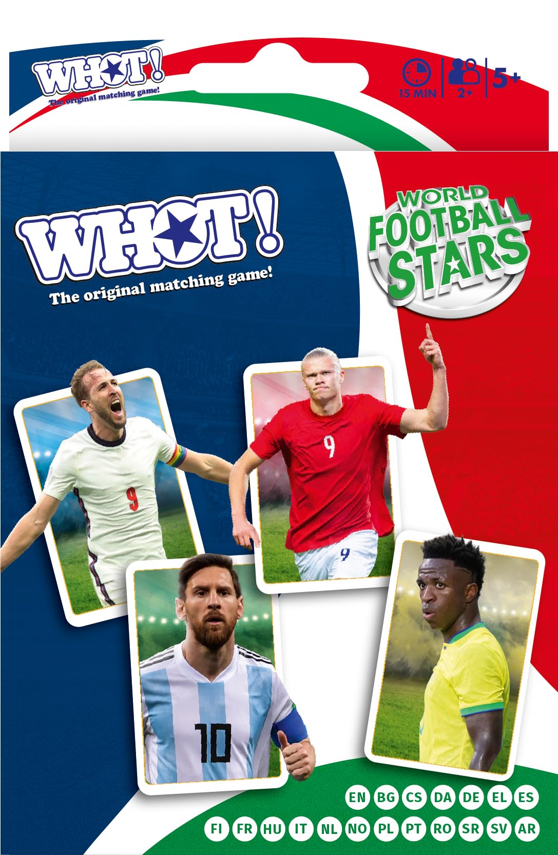 Winning Moves WHOT! Weltfußballstars Kartenspiel Kinder ab 5