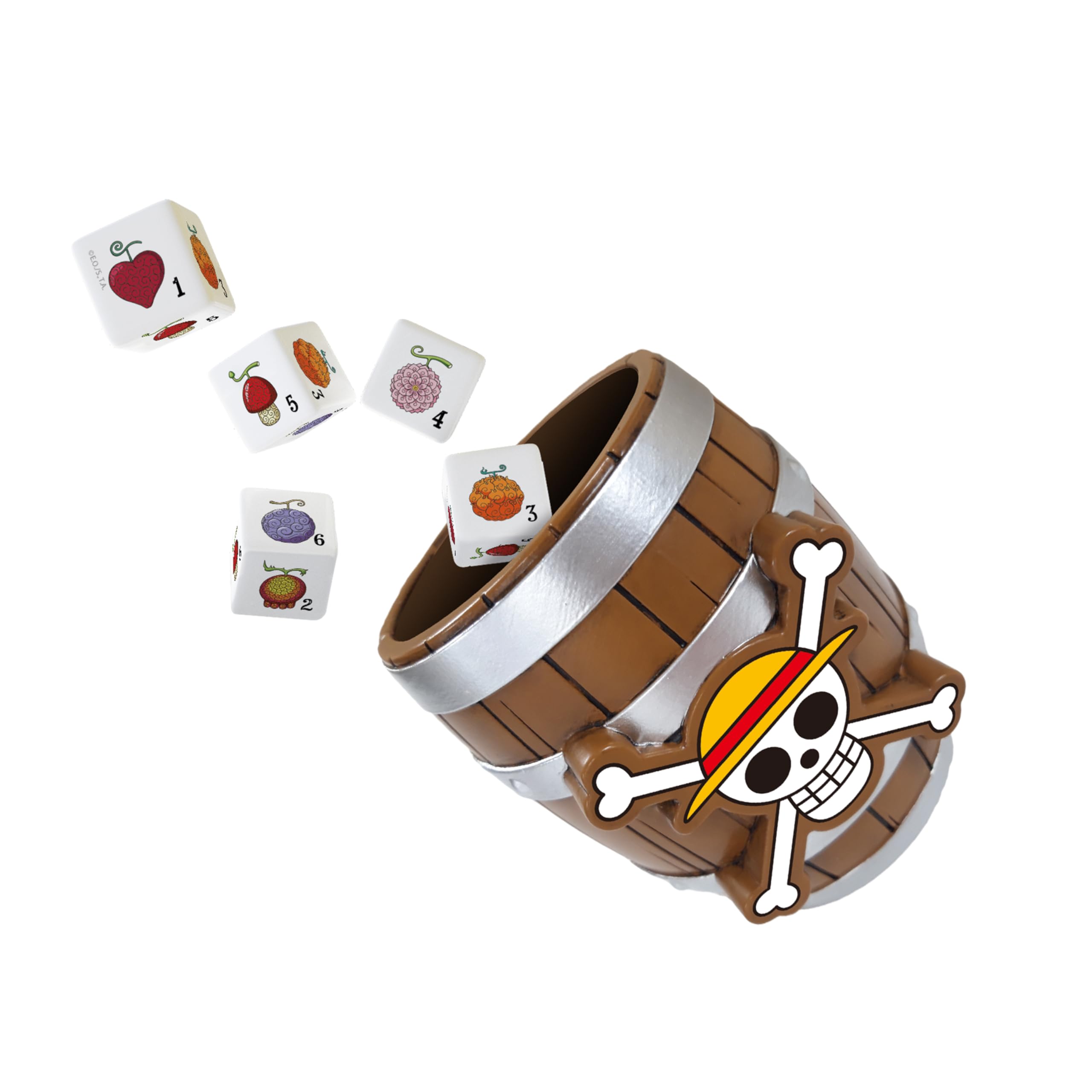 Winning Moves Yahtzee One Piece Edition Würfelspiel Becher