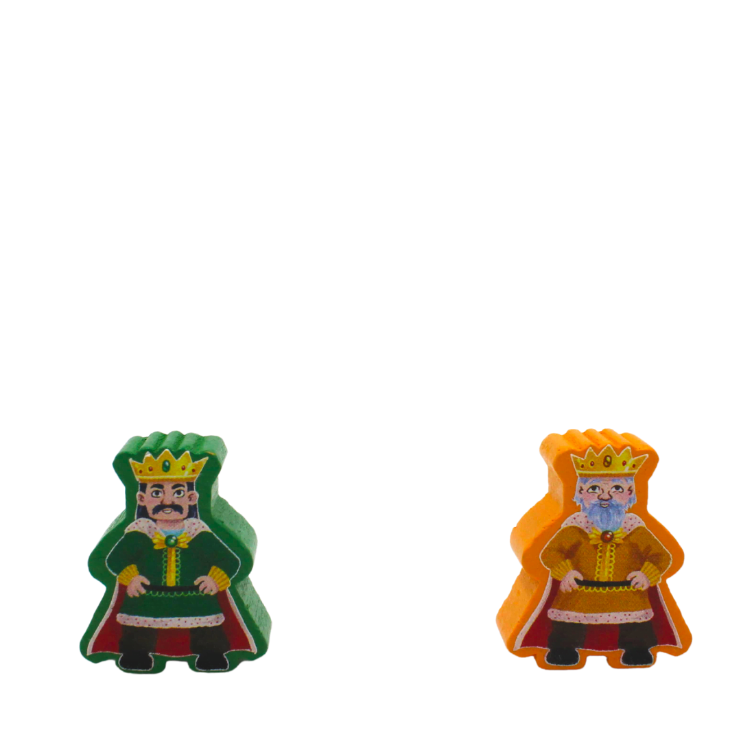 Meeple Sticker Kingdomino Sticker Set Meeple Aufkleber beidseitig