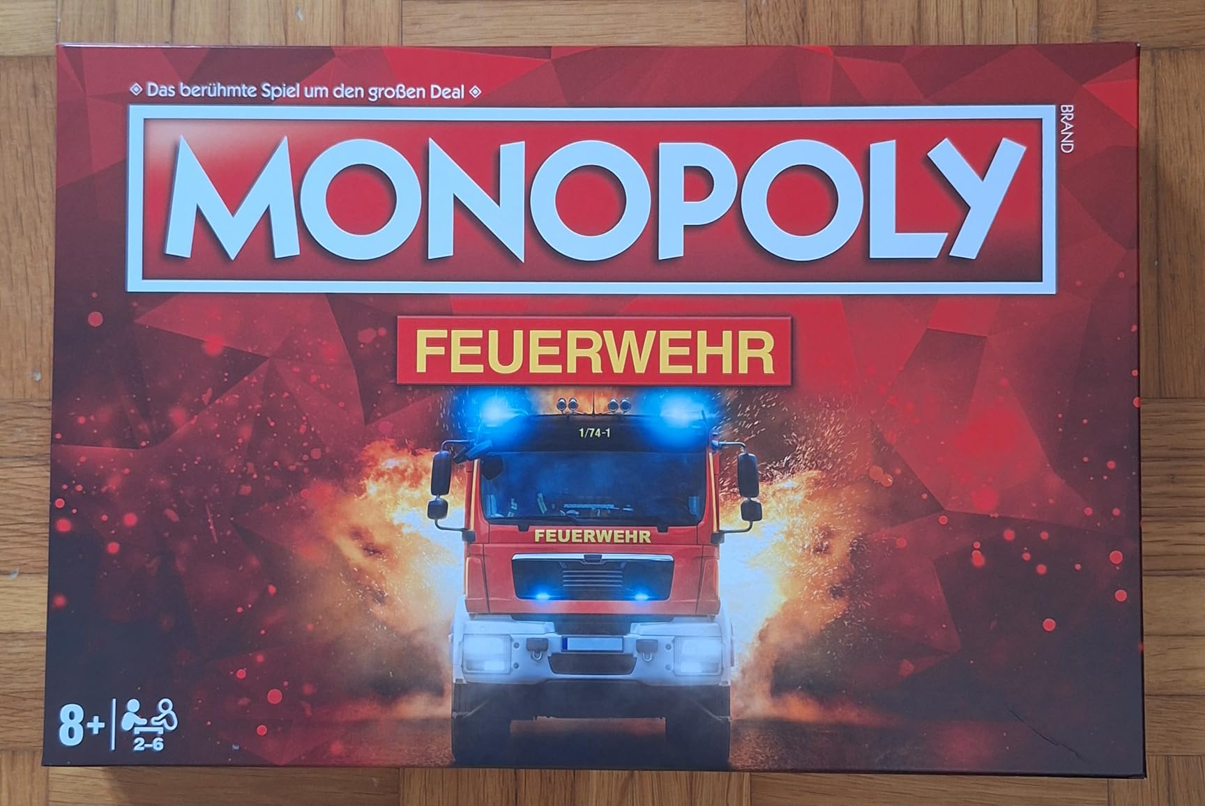Winning Moves Monopoly Feuerwehr Brettspiel 2 Spieler