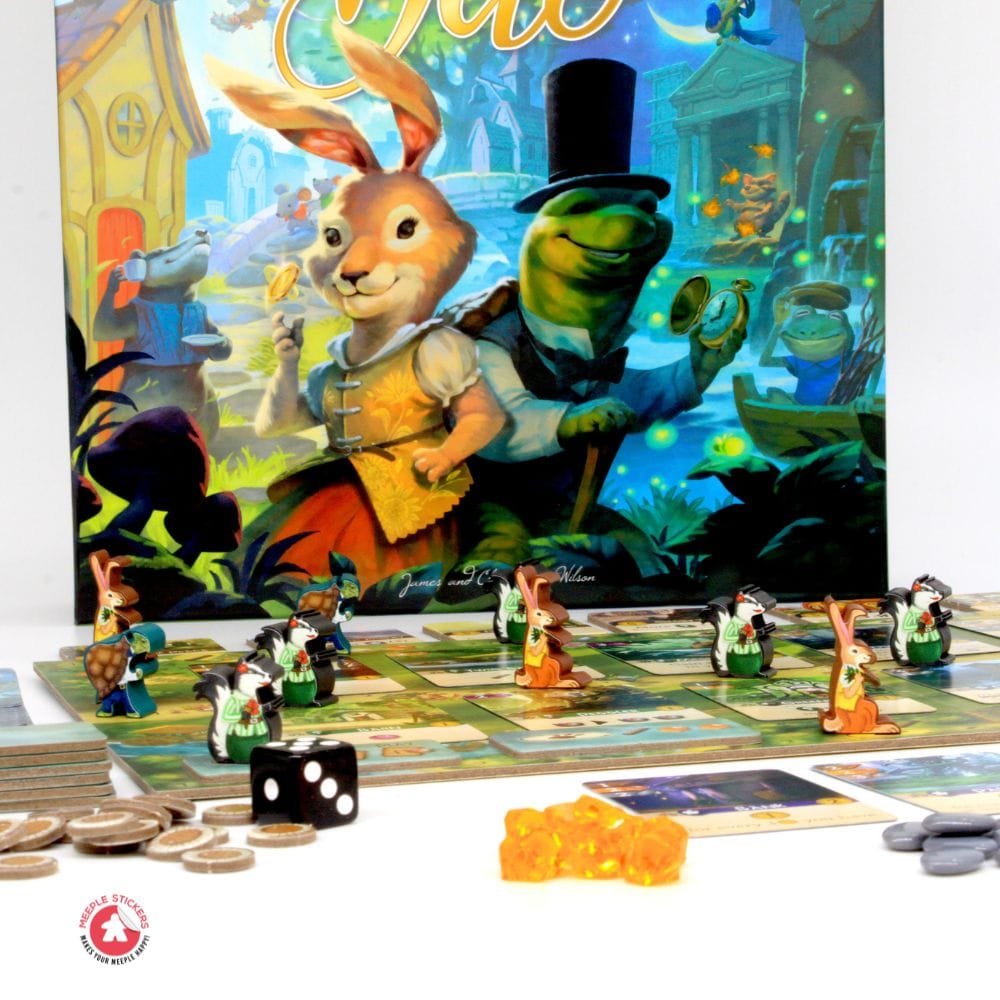 Meeple Sticker Everdell Duo Sticker Set Aufkleber Waldtiere
