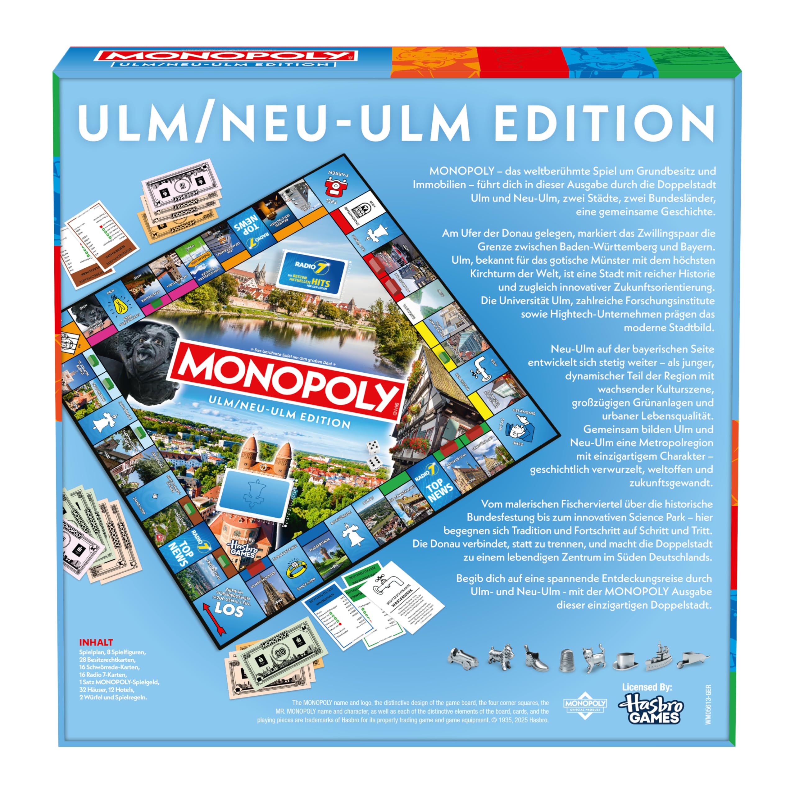 Winning Moves Monopoly Ulm Neu-Ulm Brettspiel 2-6 Spieler