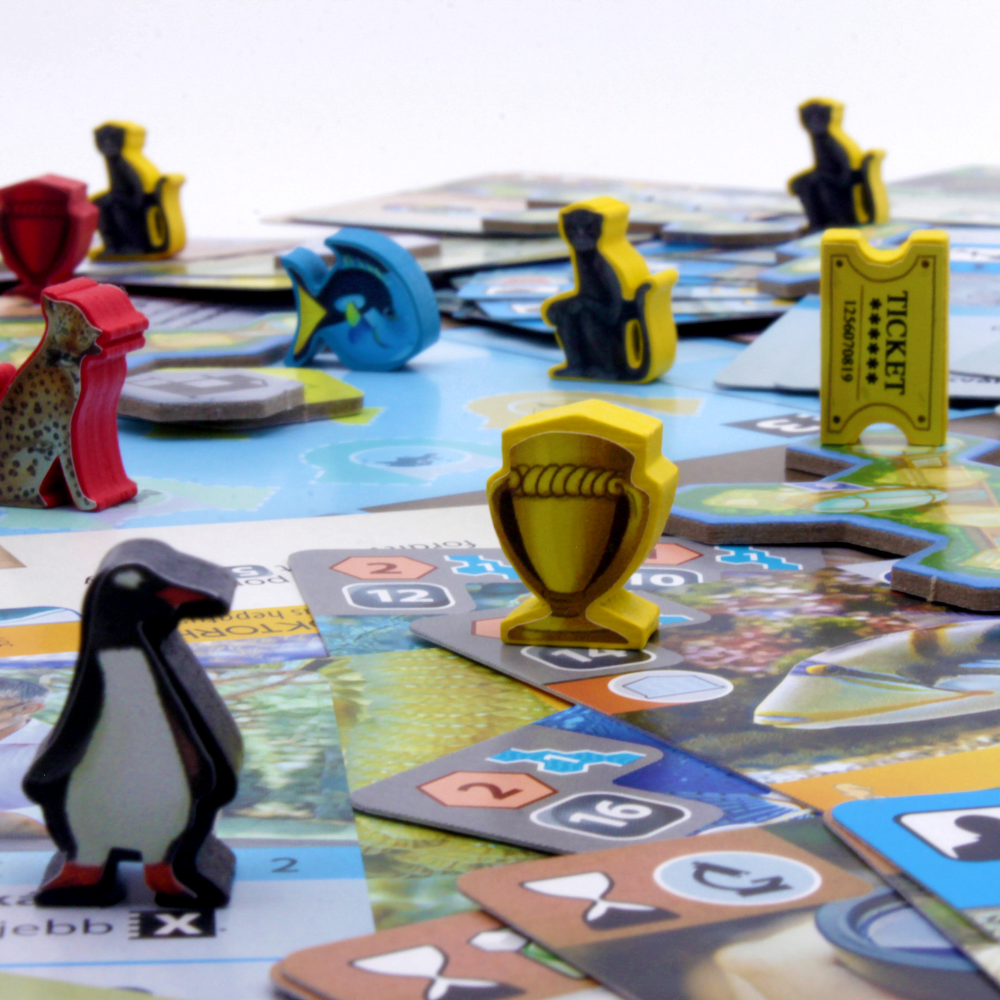Meeple Sticker Ark Nova Marine Worlds Sticker Set doppelseitig