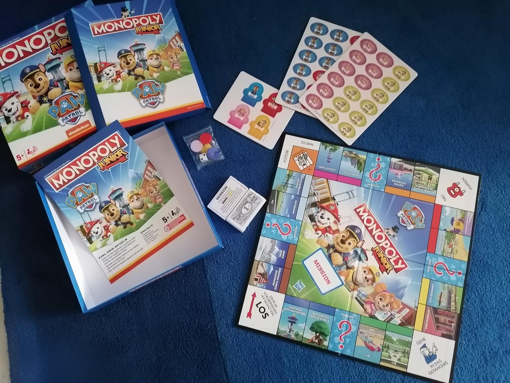 Winning Moves Monopoly Junior Paw Patrol Brettspiel Deutsch