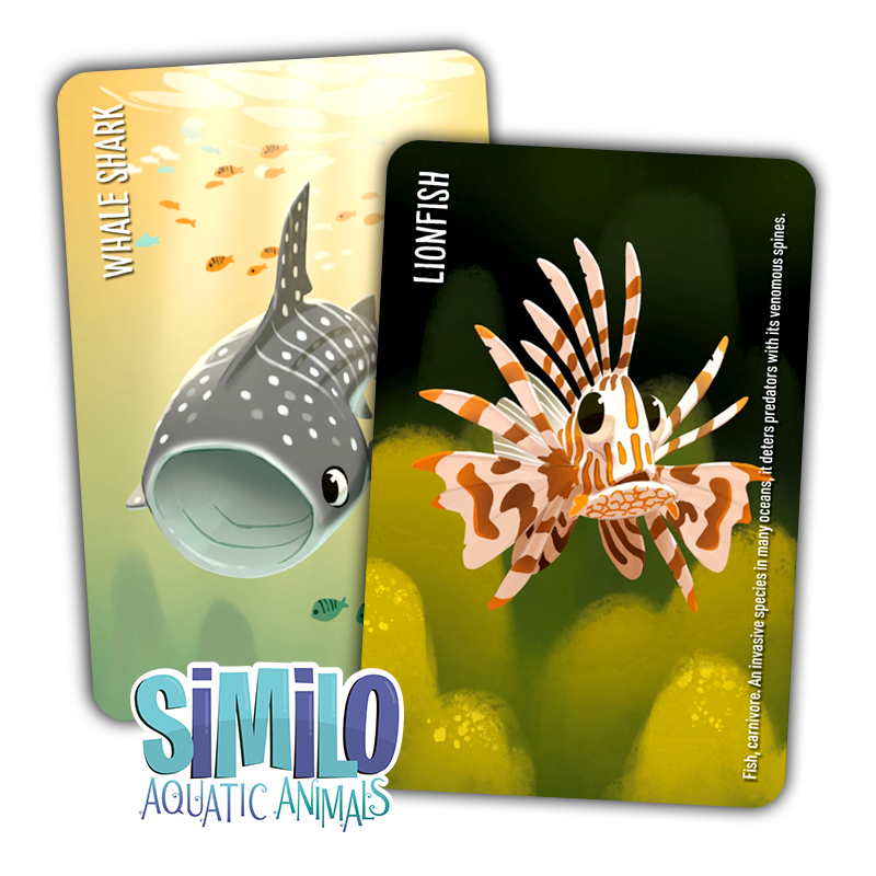 Horrible Similo Aquatic Animals Promokarten Kartenspiel