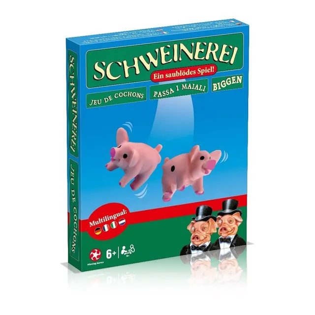 Winning Moves Schweinerei Würfelspiel 2+ Spieler Partyspiel Schweinchen