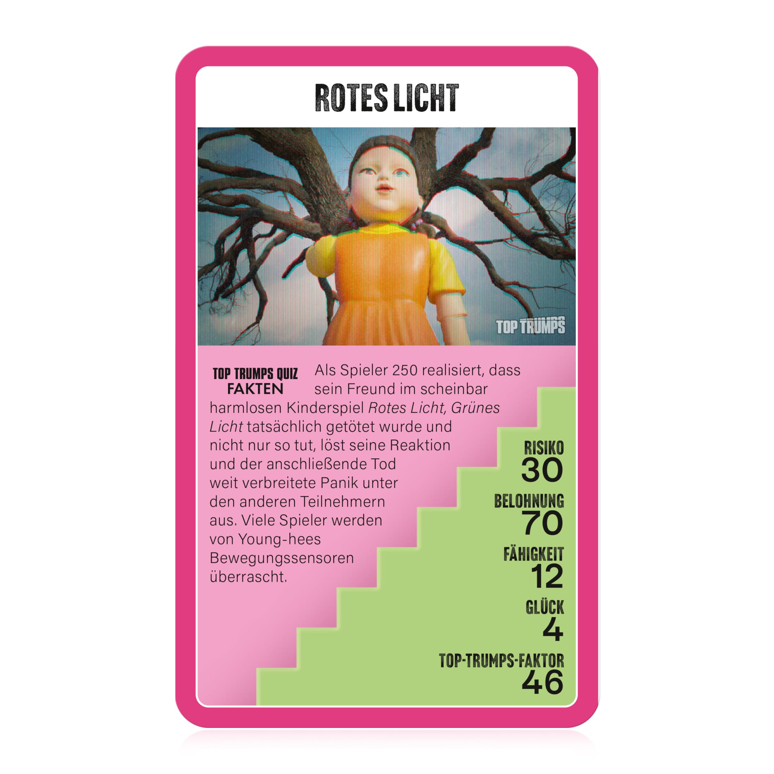 Top Trumps Collectables Squid Game Quartett 30 Karten