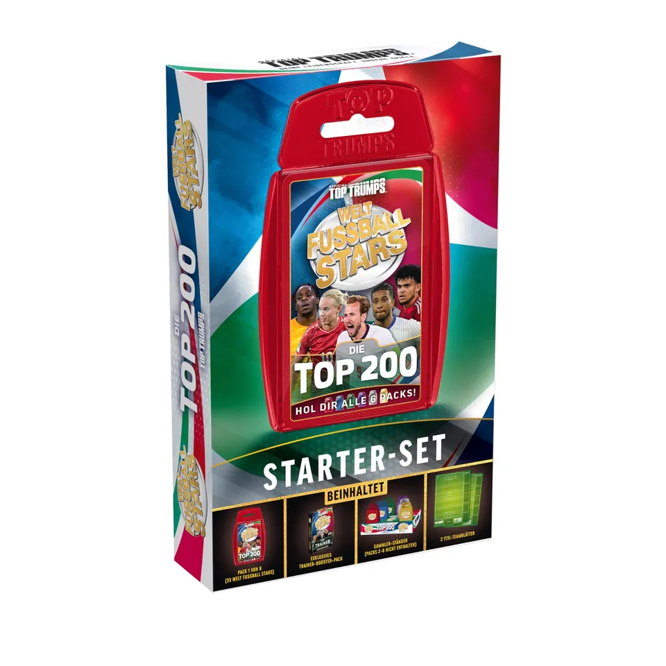 Winning Moves Top Trumps Weltfussballstars Top 200 Starter-Set
