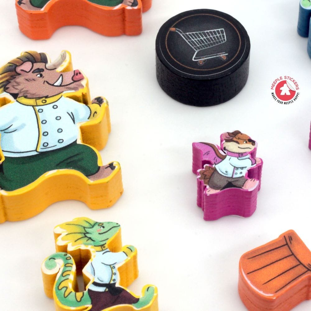 Meeple Sticker Critter Kitchen Base À La Carte Sticker Set