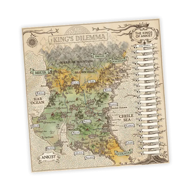 Horrible The King’s Dilemma Ankist Map Brettspiel Karte