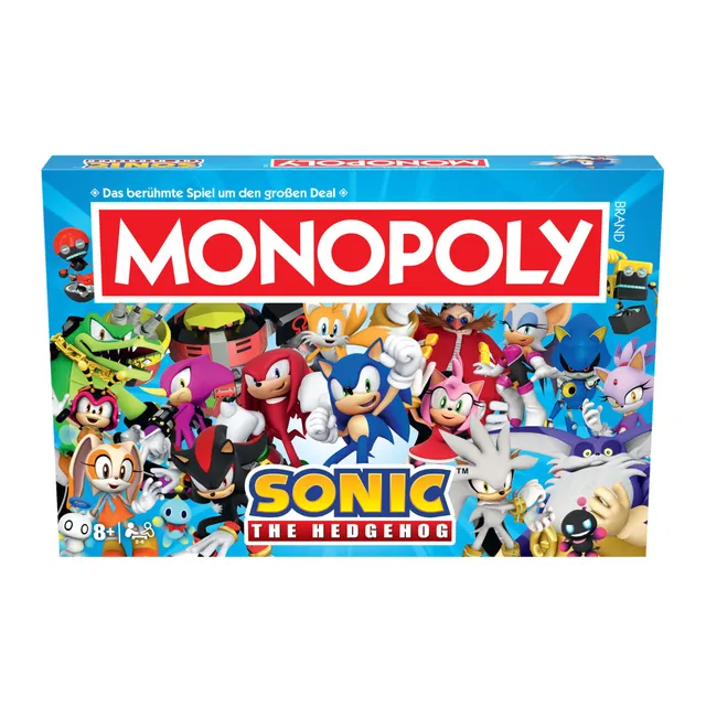 Winning Moves Monopoly Sonic Edition Brettspiel Deutsch ab 8 Jahren