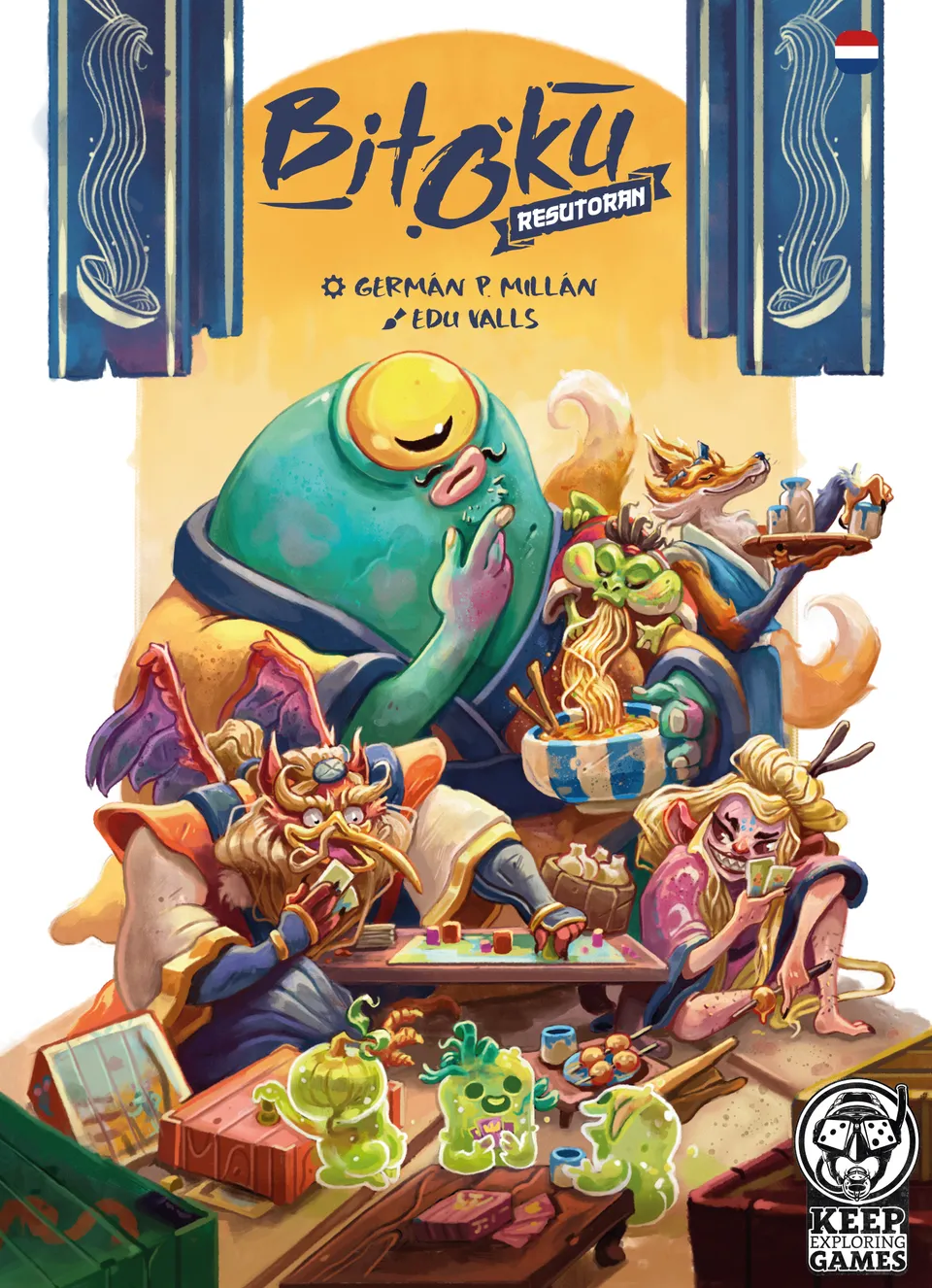 Keep Exploring Games Bitoku Resutoran Brettspiel Erweiterung 3 Module