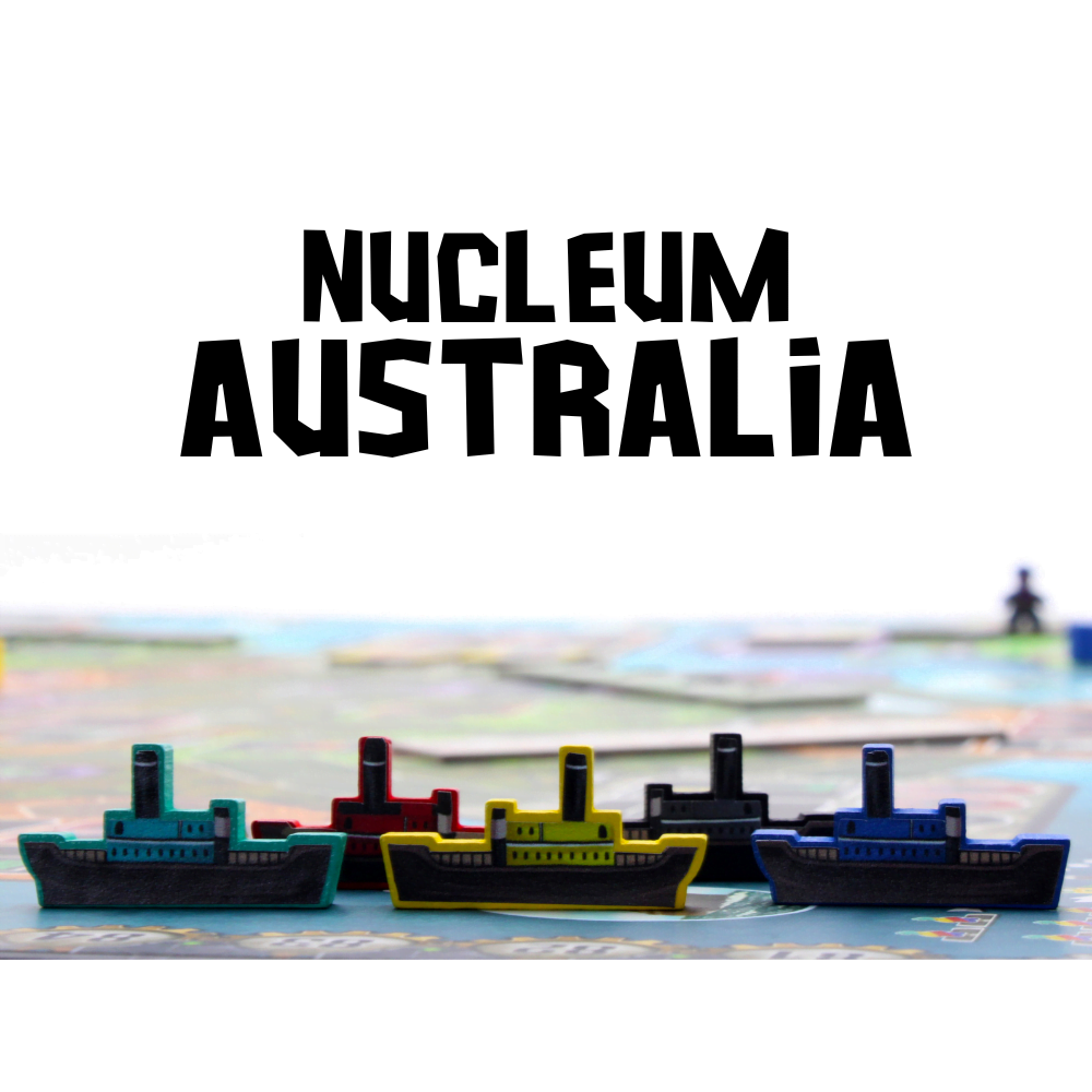 Meeple Sticker Nucleum Australia Sticker Set Aufkleber