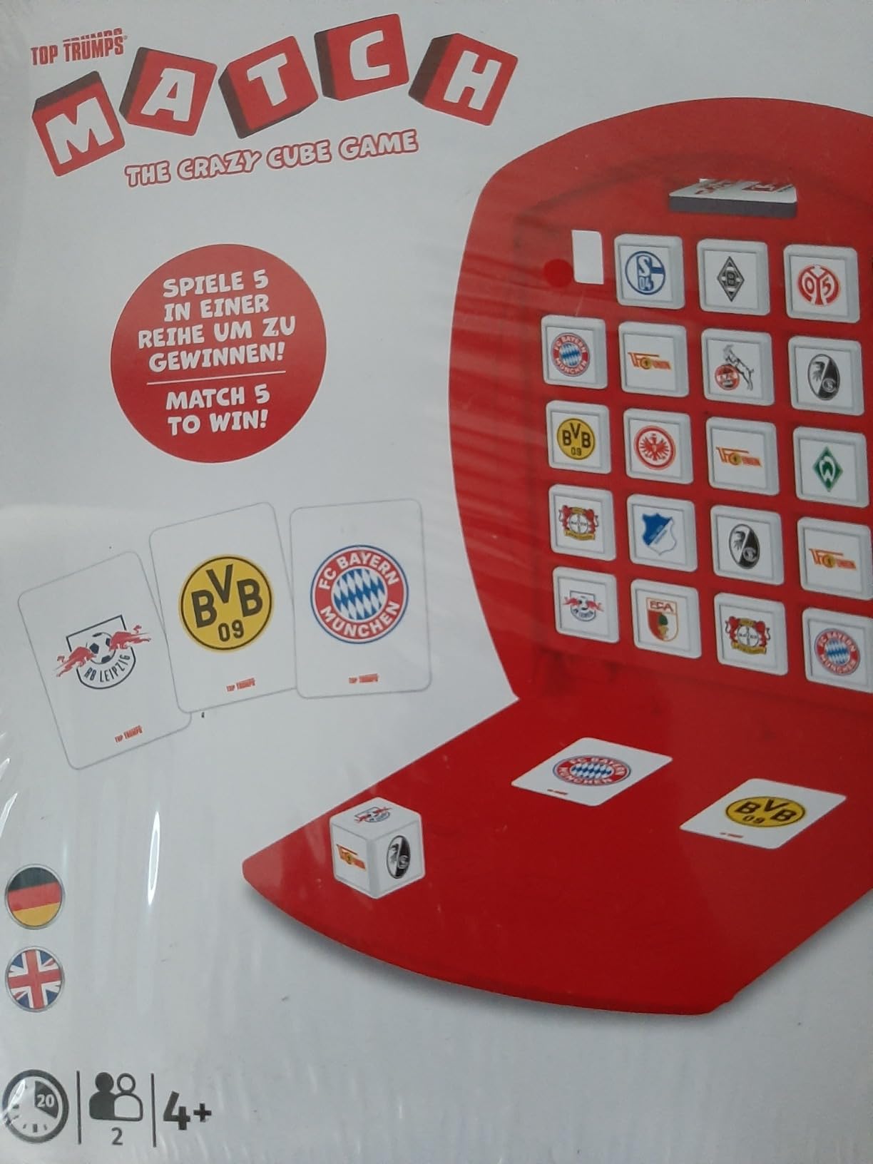 Winning Moves Top Trumps Match Bundesliga Edition Würfelspiel 25 Würfel