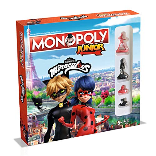 Winning Moves Monopoly Junior Miraculous Brettspiel Deutsch ab 5 Jahren