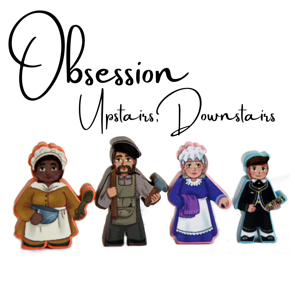 Meeple Sticker Obsession Upstairs Downstairs Sticker Set