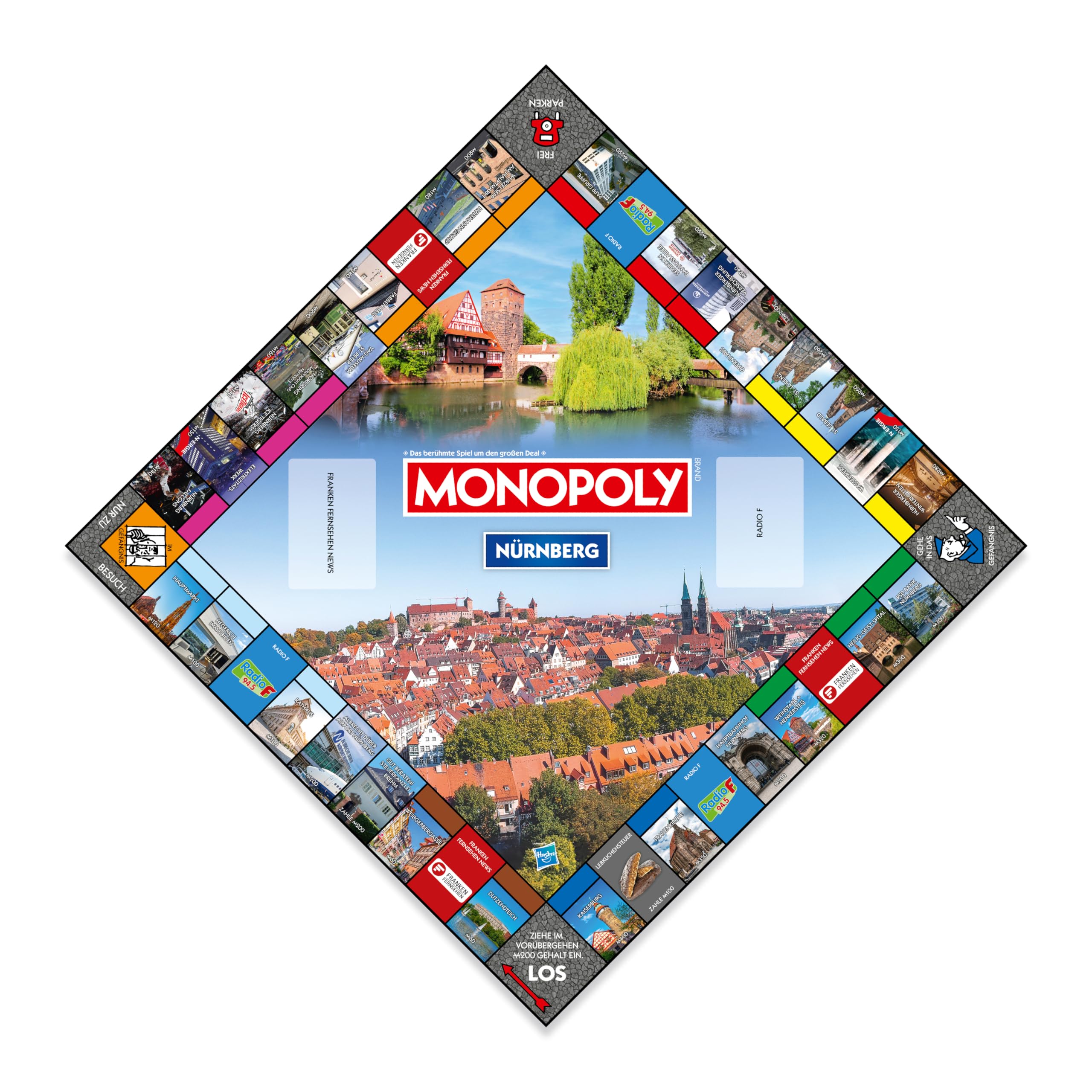 Winning Moves Monopoly Nürnberg Edition Brettspiel Deutsch 2-6 Spieler