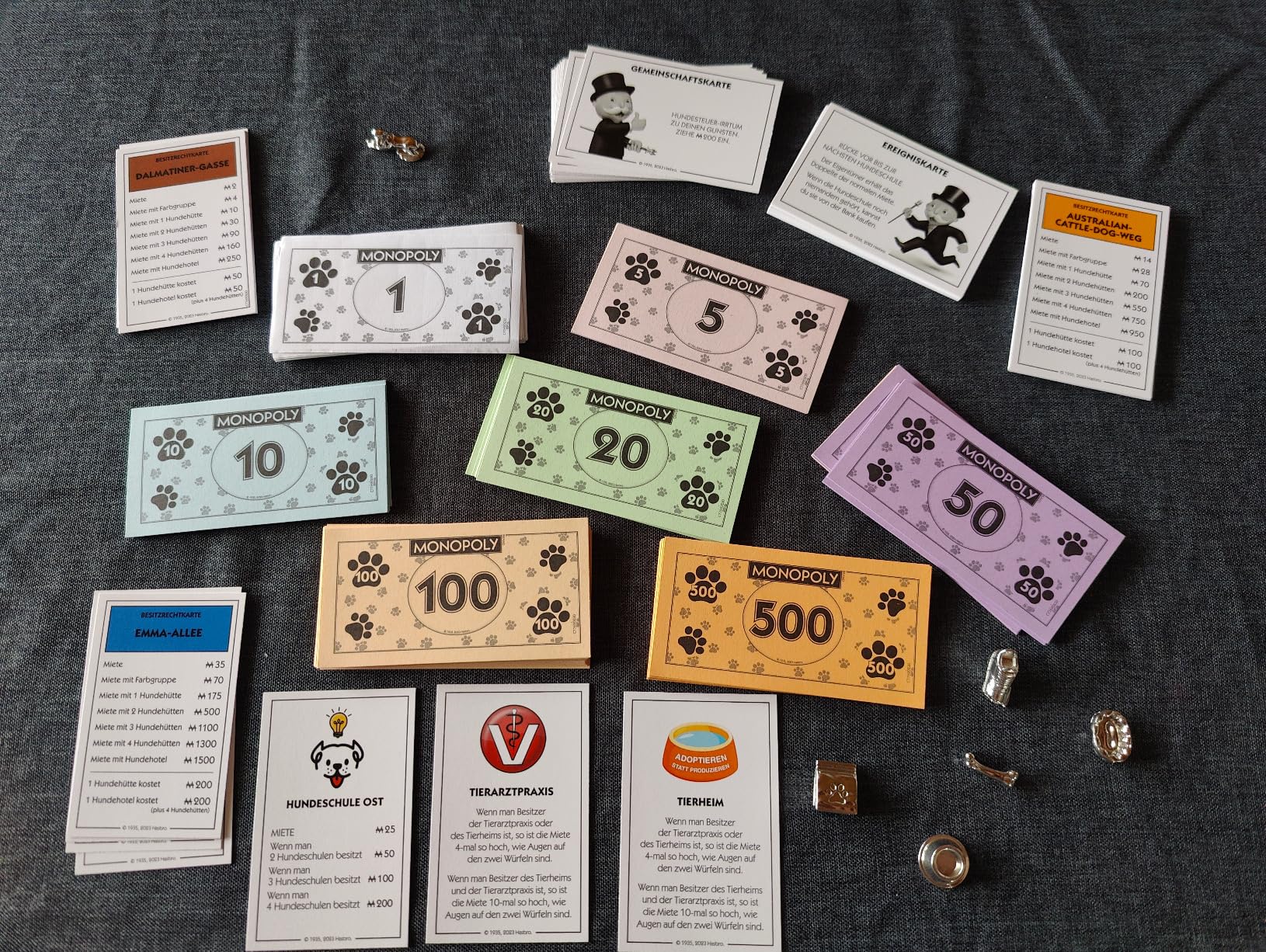 Winning Moves Monopoly Hunde Edition Brettspiel ab 8 Jahren