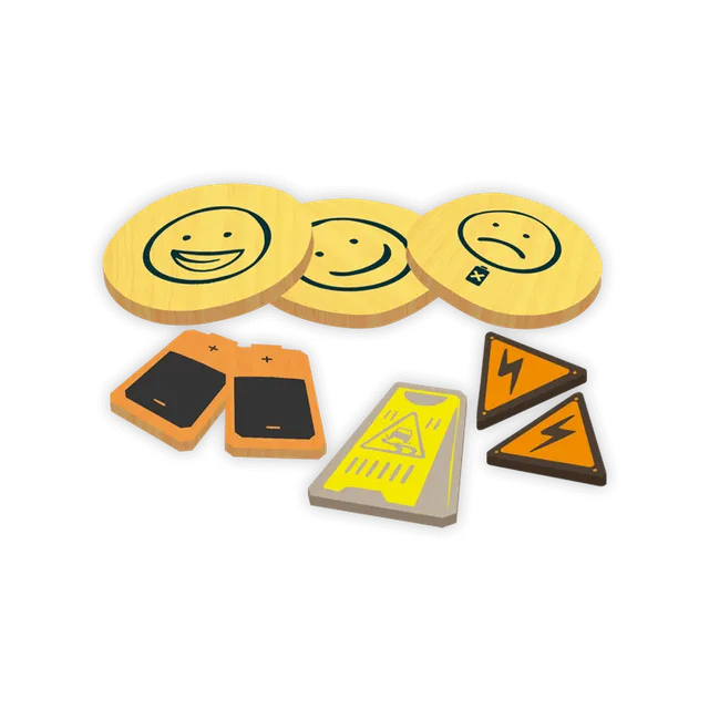 Horrible Tiny Turbo Cars Wooden Tokens Upgrade Pack Spielzubehör