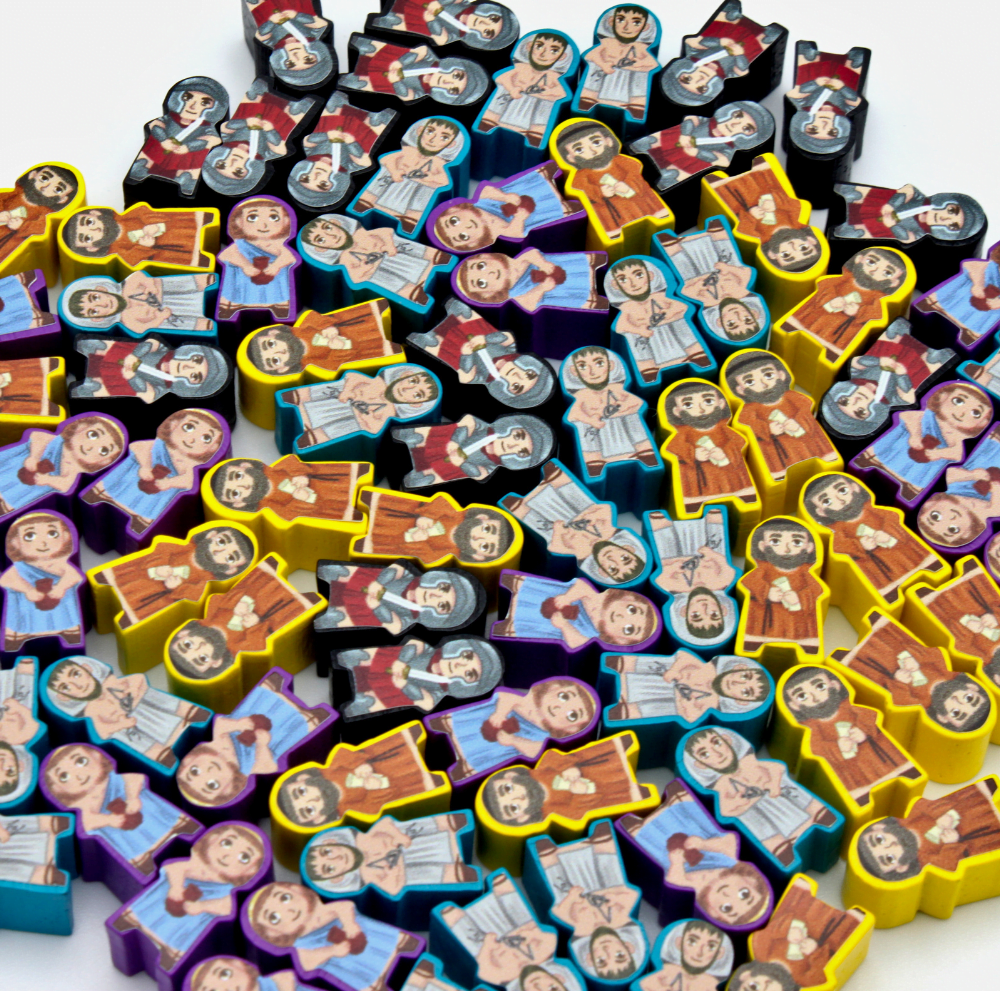 Meeple Sticker Hadrian's Wall Sticker Set Meeple Aufkleber