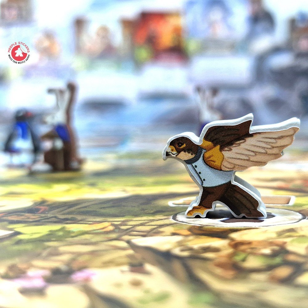 Meeple Sticker Everdell Silverfrost Aufkleber Set doppelseitig