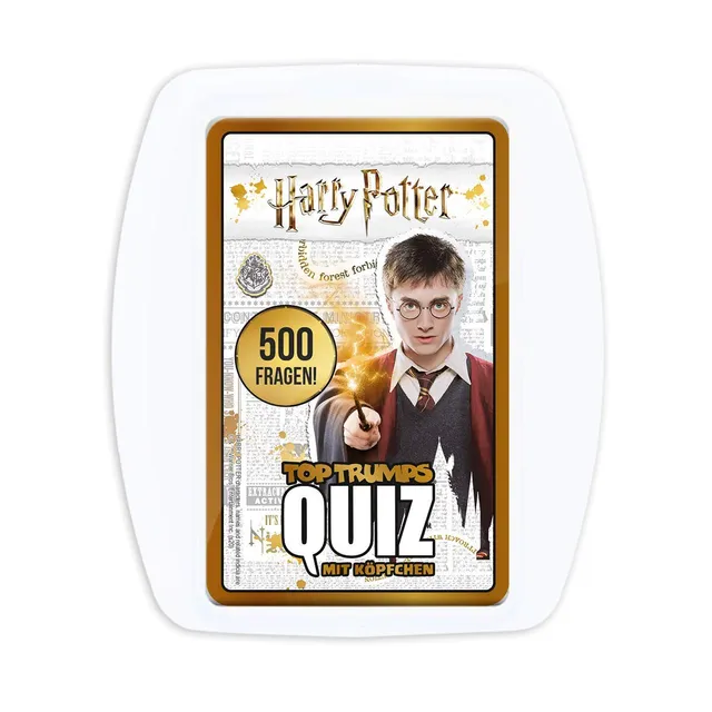 Winning Moves Top Trumps Quiz Harry Potter Kartenspiel Deutsch 100 Karten